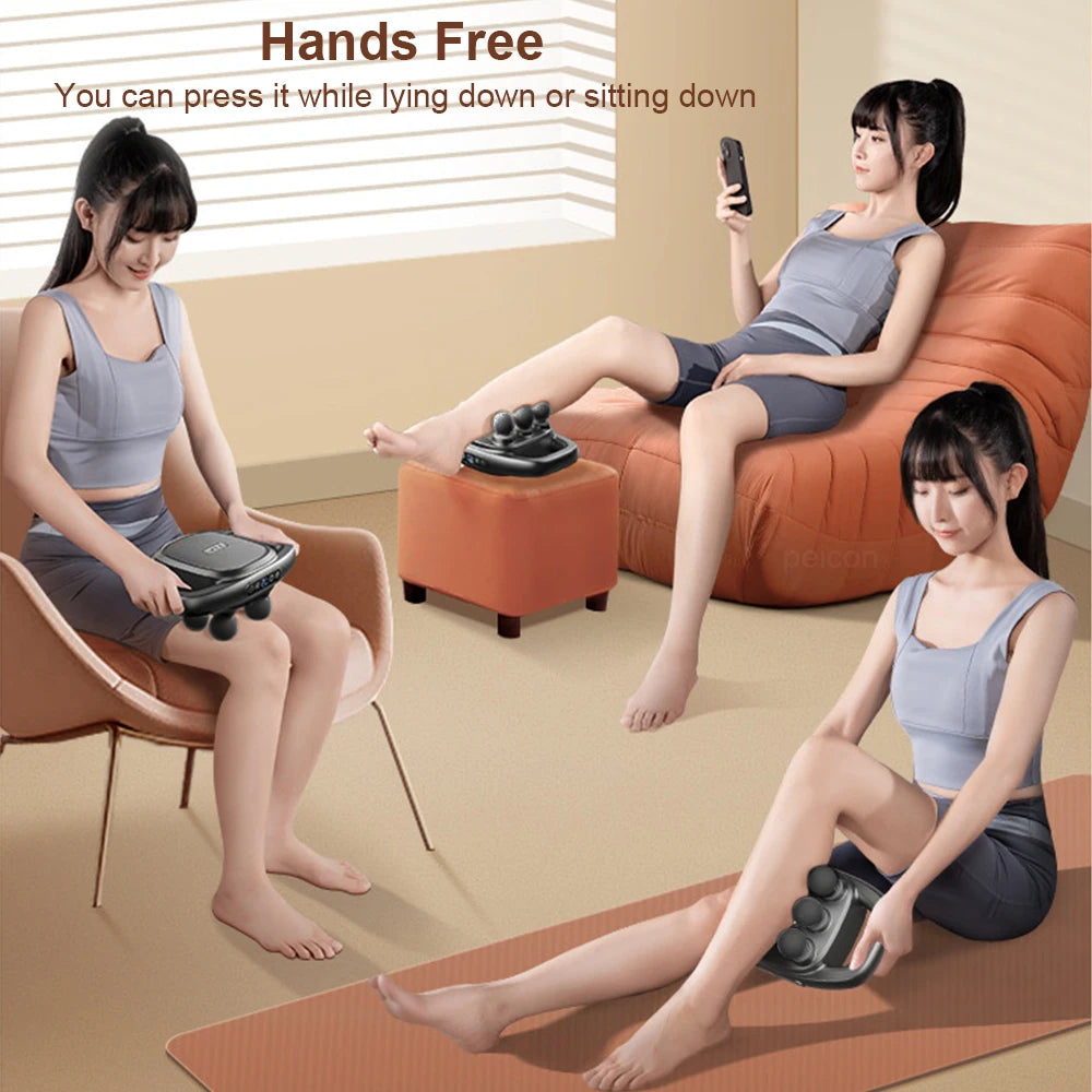 GlowRelaxa FlexiPulse Massage Gun