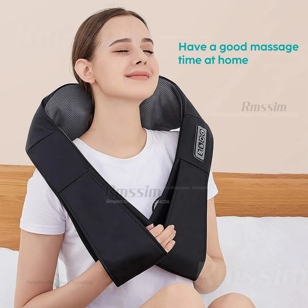 GlowRelaxa Shiatsu Heat Neck Massager